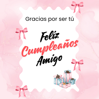 Feliz Cumpleaños Amigo