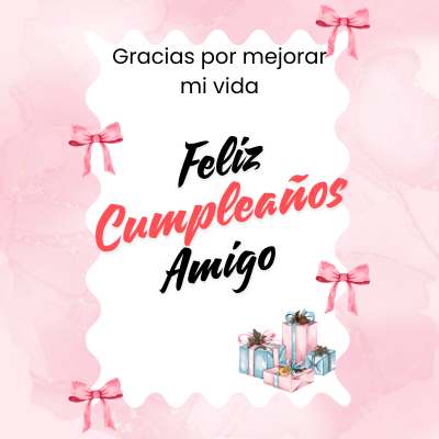 Feliz Cumpleaños Amigo