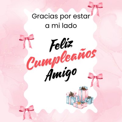 Feliz Cumpleaños Amigo