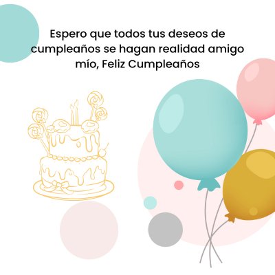 Feliz Cumpleaños Amigo Corto